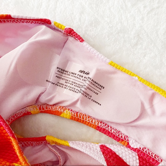 NWOT AEO Aerie Colorful Bikini Bottom - Picture 2 of 8